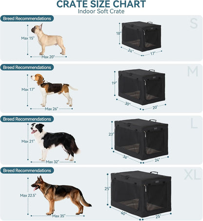 Travel Pet Home Indoor/Outdoor for Dog Steel Frame Home,Collapsible Soft Dog Crate