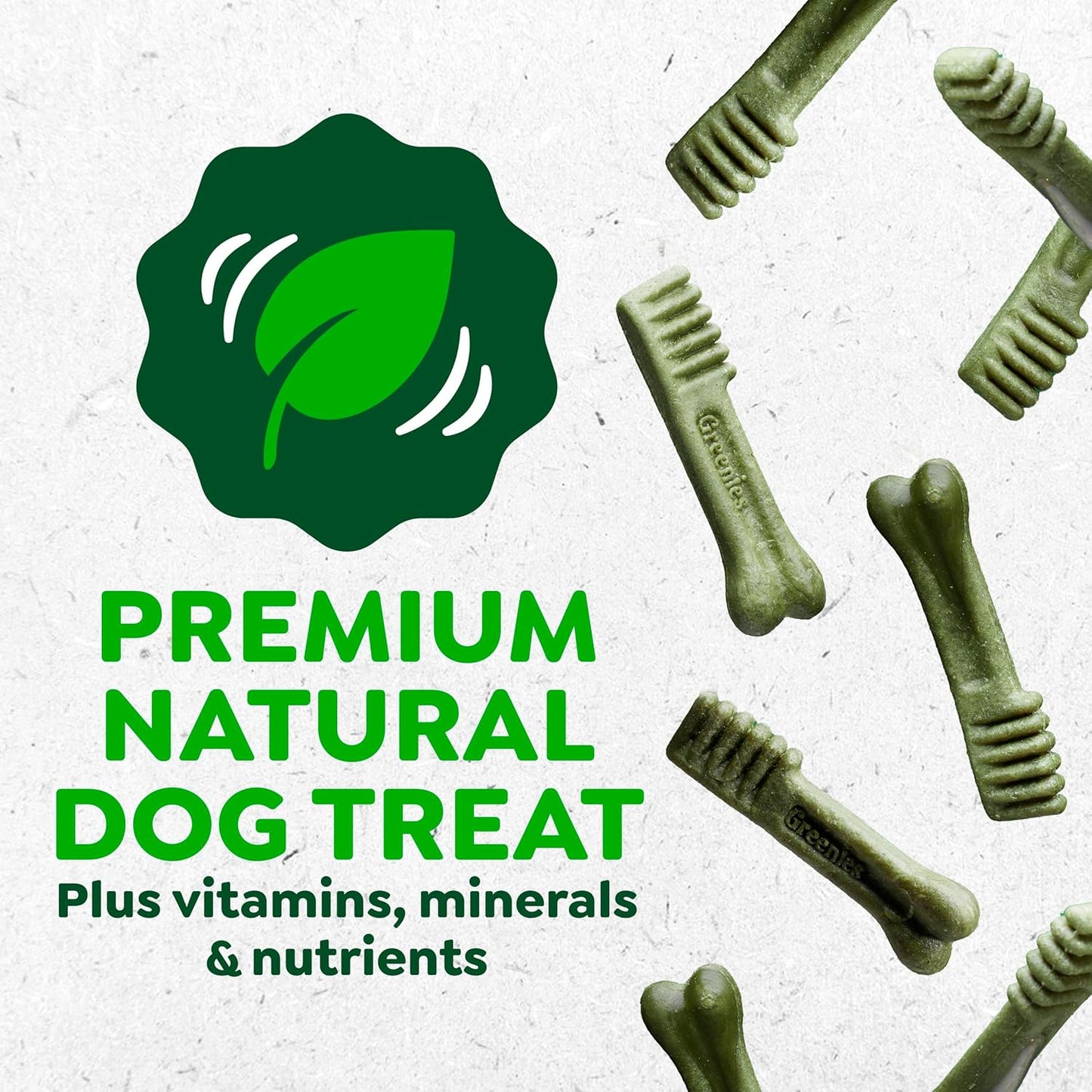 Greenies Original Petite Natural Dog Dental Care Chews Oral Health Dog Treats, 36 Ounce Pack (60 Treats)